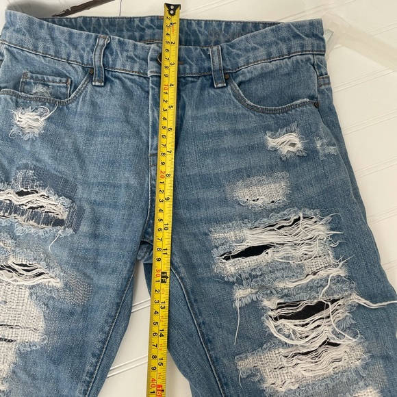 Blank NYC distressed jeans women’s 25 pants blue ripped - Picture 10 of 11